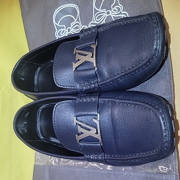 Louis Vuitton Blue leather loafer for men - Picture 1 of 13
